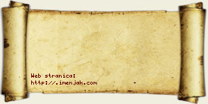 Julijana Štrbanović vizit kartica